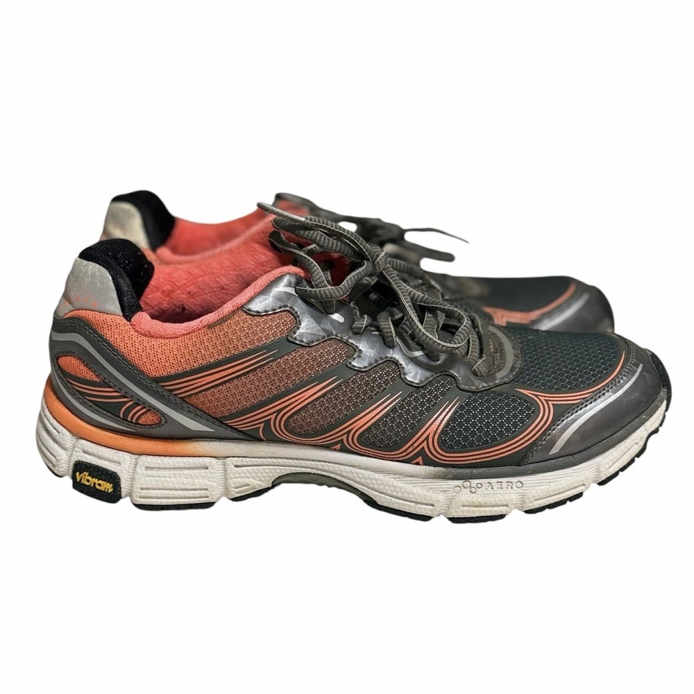 Abeo Raelon Aero System Running Shoe Vibram Sole Charcoal/ Salmon Women's‎ 8.5M